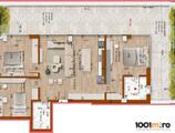 Proprietăți rezidențiale de închiriat în 4 CAMERE || SPATIOS || LUMINOS || TERASA 50 MP || DOMENII